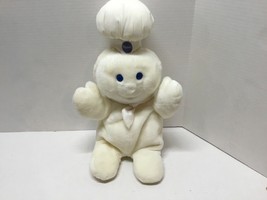 Pillsbury Doughboy Plush Puppet 1987 Dakin 15” Vintage Belly pokes dough... - $12.86