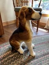 Melissa & Doug #4852 Realistic Sitting 20" Plush Beagle Dog Stuffed Animal - $29.65