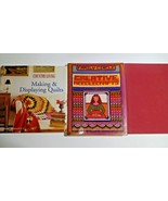 Quilt Making And Needle Crafts Lot Of 3 Country Living American Heritage... - $11.87