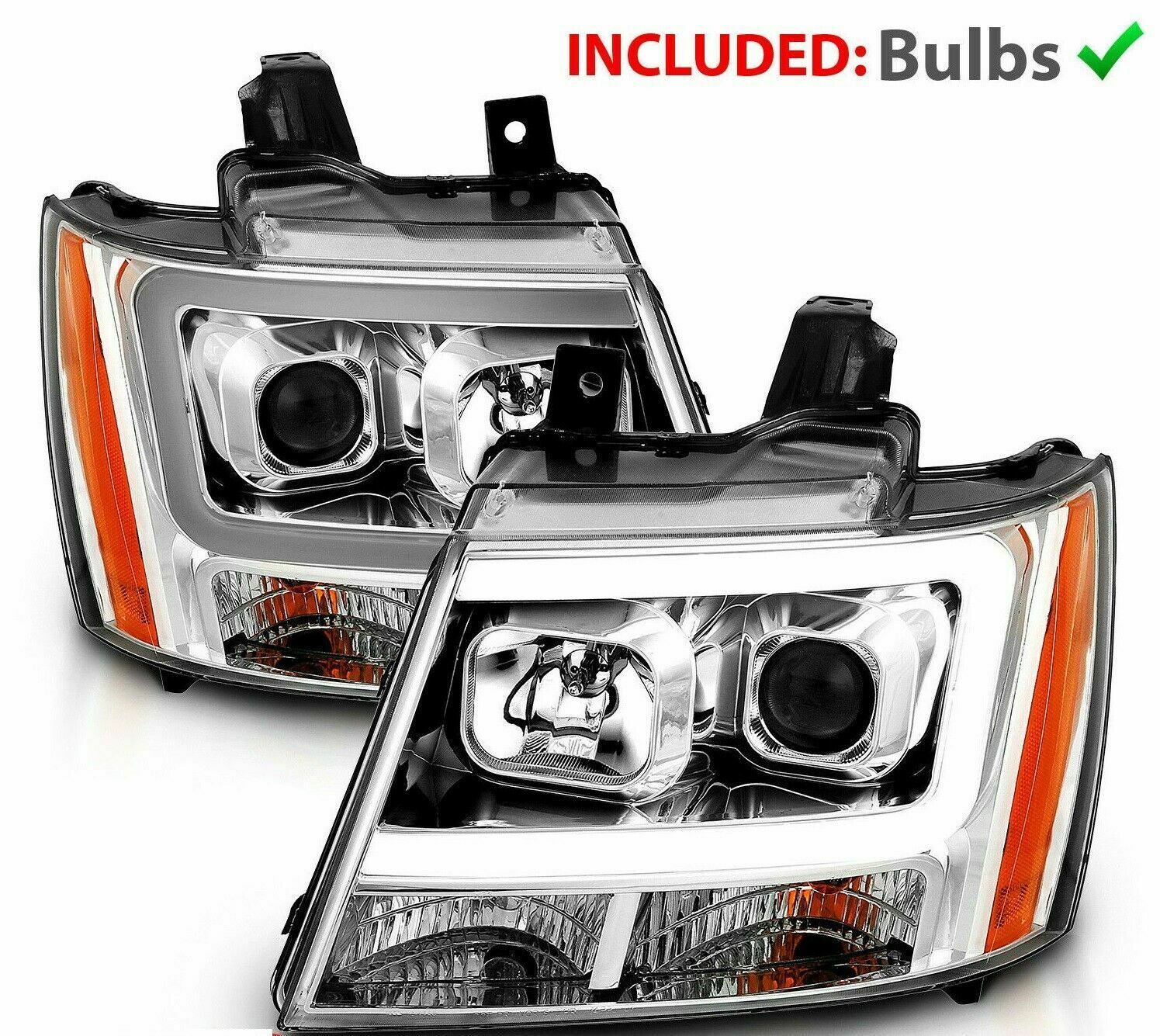 THOR MOTOR COACH OUTLAW 2015 2016 CHROME PROJECTOR HEADLIGHTS HEAD LAMPS RV