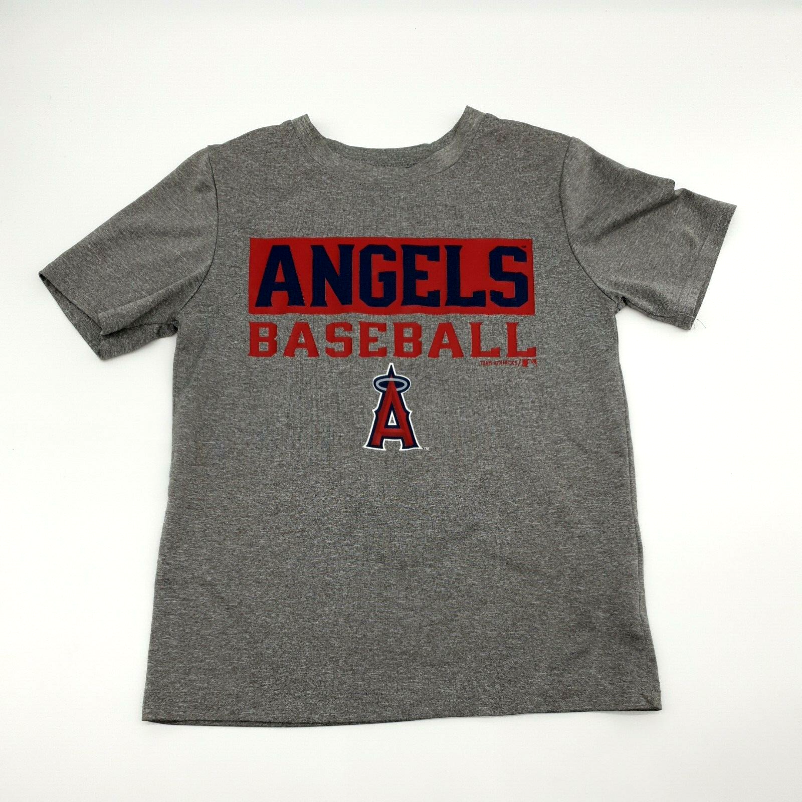 Los Angeles Angels Shirt Women's XS Red 3/4 Sleeve MLB