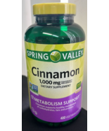 Spring Valley Cinnamon 1000mg Dietary Supplement - 400 Count exp 03/2026 - $17.81