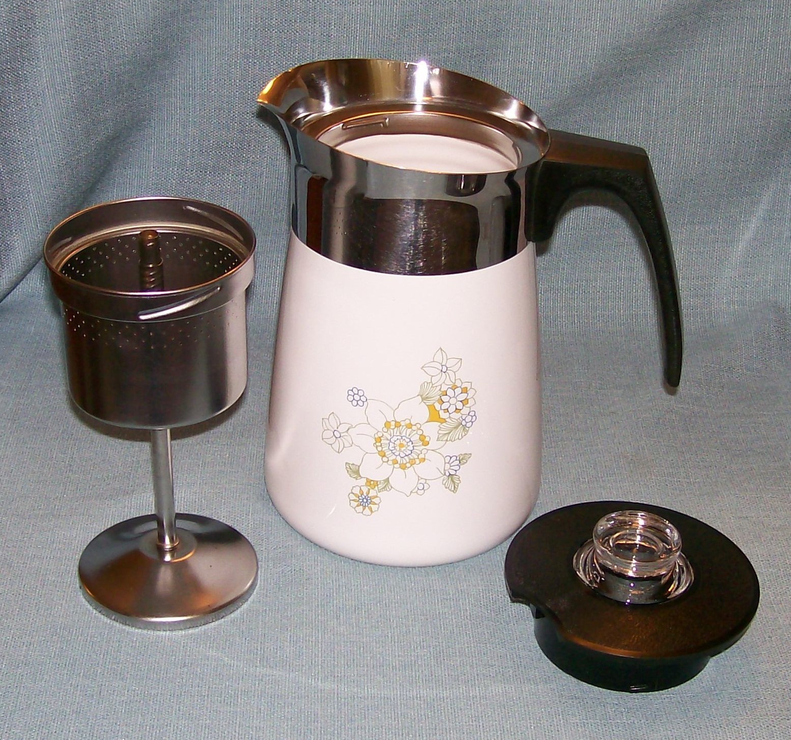 Corningware, Kitchen, Vintage Corning Ware Perculator Coffee Pot 6 Cups