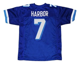 Lance Harbor #7 Varsity Blues Movie New Men Football Jersey Blue Any Size image 2