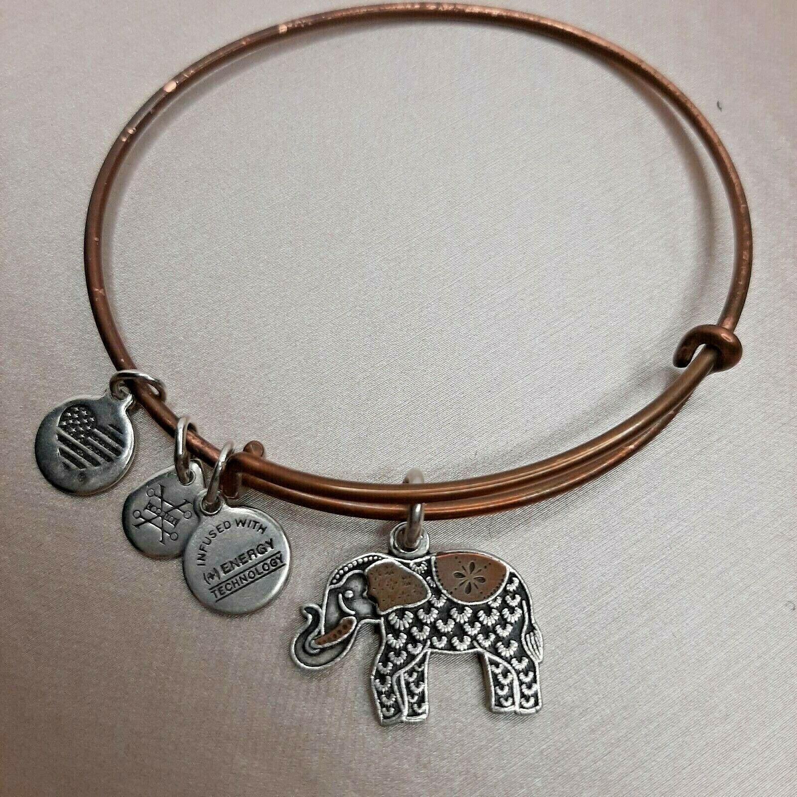 Alex and ani sales two tone elephant cuff