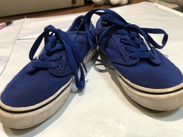 Boy Shoes - Vans Size Uk 1.0 Colour Blue - $18.00