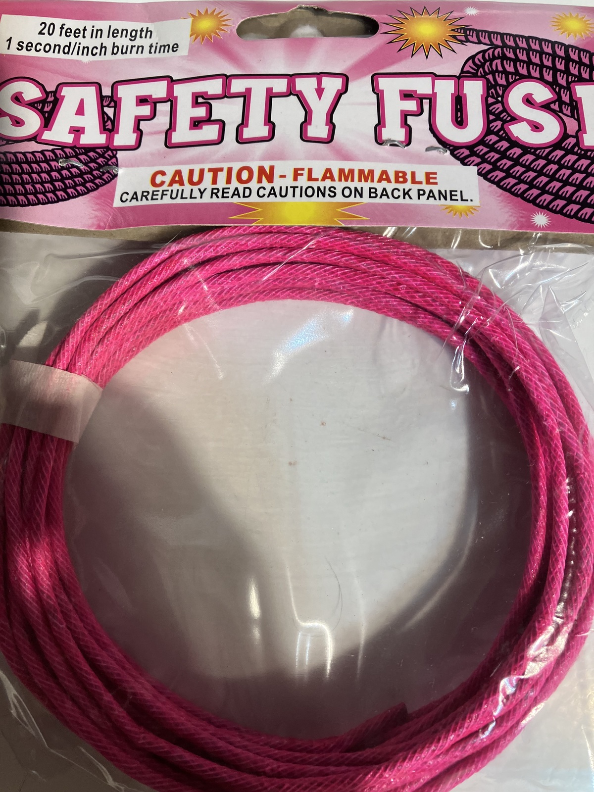 NOT EXPLOSIVE HOBBY Lot of 2 cannon fuse 40 feet safety fuse, hobby ...