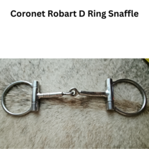 D Ring Snaffle Horse Bit 5 1/2" Mouth Stainless Steel by Coronet Robart USED image 4