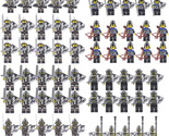 Medieval Knight Black Eagle Knights Collection 80 Minifigures Lot - £83.08 GBP
