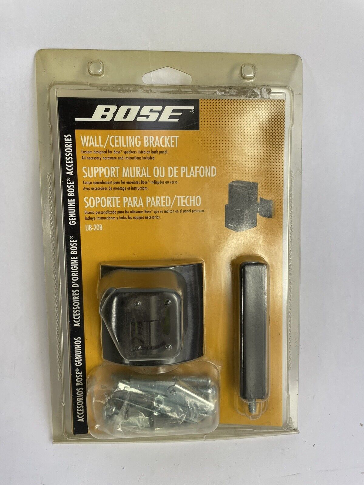 NEW Genuine BOSE UB20B Wall / Ceiling Bracket Speaker Mount Black