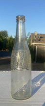 Pepsi Cola Textured Embossed Glass Bottle Vtg Longneck Soda Pop 12 oz - $18.88