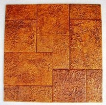 12 MOLD SET MAKES 100s of CONCRETE TILES @ $0.30 SQ. FT. IN OPUS ROMANO PATTERN image 1