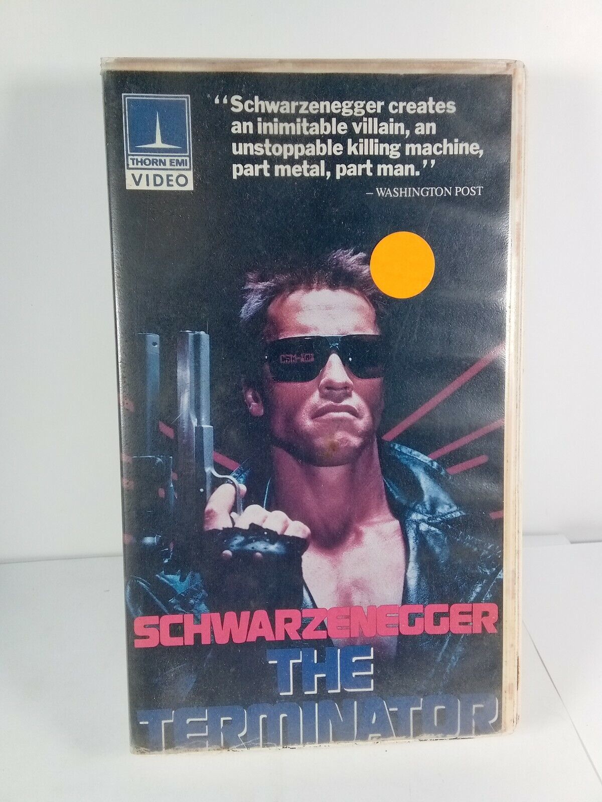 The Terminator VHS Movie TAPE Video Cult Clamshell Thorn EMI ...