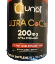 Qunol Ultra CoQ10 200mg Extra Strength 60 Soft Gels Exp. 02/2027 - $29.69