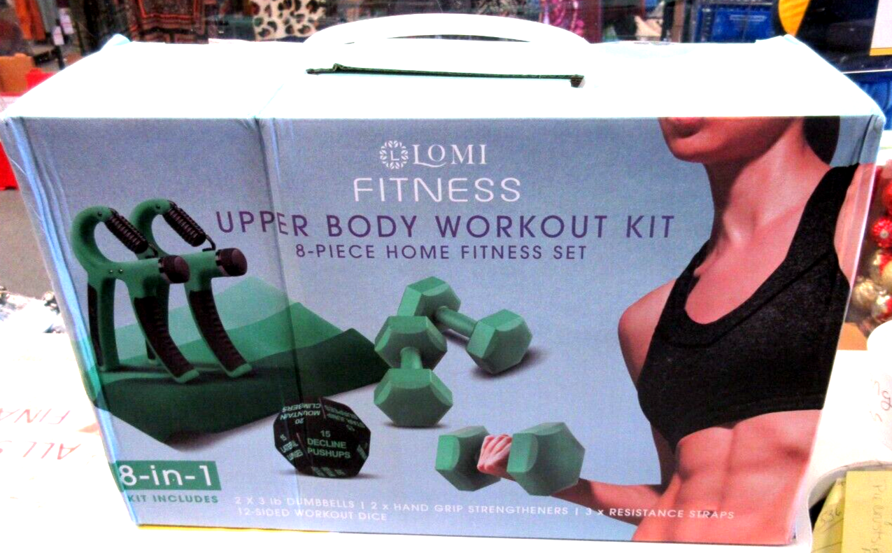 Lomi Fitness Core Full Body Workout Kit - 12pc Home Fitness Set