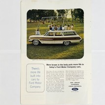 Vintage 1964 Ford Country Squire Station Wagon Magazine Print Ad Color 1... - $6.62