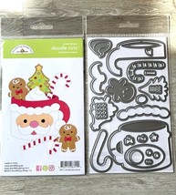 Christmas Cocoa Die Set. Santa Gingerbread Mug Doodle Cuts.  Doodlebug Designs