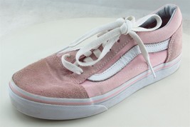 VANS Pink Fabric Casual Shoes Girls Shoes Size 3 - $21.56