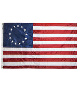 Anley EverStrong American Betsy Ross Flag Embroidered Nylon US Patriotic... - $10.95