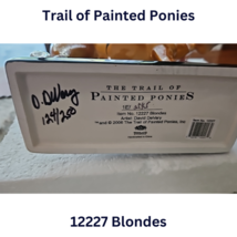 Painted Ponies Blondes #12227 Artist David De Vary signed with COA  Retired image 4