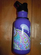 Vera Bradley Purple Paisley Water Bottle BPA Free - $5.99