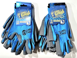 gorilla grip never slip gloves two pair medium new