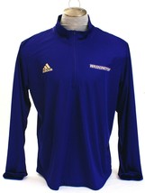 Adidas AeroReady Purple Washington Huskies 1/4 Zip Long Sleeve Shirt Men... - $74.24