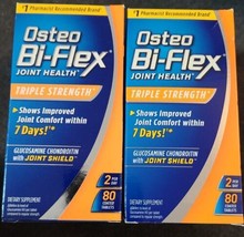2 New Osteo Bi-Flex Joint Health Triple Strength 80 Ct. tablets 2024  - $30.69