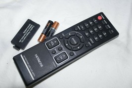 Hitachi 076R0JE01A COM3101B Tv Vcr Dvd Remote Tested With Batteries Oem - $18.59