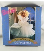 Vintage Barbie Limited Edition Barbie Jigsaw Puzzle 120 Piece White Dress - $14.00