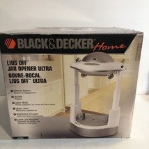 Black & Decker JW200 Lids Off Electric Jar Opener, White (New Display Model  w/ No Box)