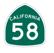 California State Route 58 Sticker Decal R1152 Highway Sign - $1.45+
