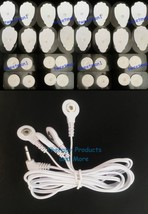 Electrode Wire Lead Cable 3.5mm +16 Lg +16 Sm Pads For Iq Digital Massager Tens - $37.55