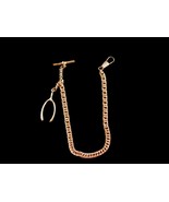 Mens Watch chain - horseshoe Fob / Good luck gift - Victorian vest chain... - $95.00