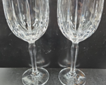 2 Waterford Crystal Omega All Purpose Wine Glasses Set Marquis Clear Cut... - $39.57