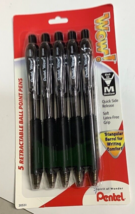 Pentel RSVP RT Retractable Ballpoint Pen, 1.0mm Tip, Black Ink, Box of 12  (BK93-A)
