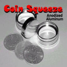 PRO Magic Coin Squeeze Deluxe EXAMINABLE Solid Aluminium Penetration WAT... - $24.99
