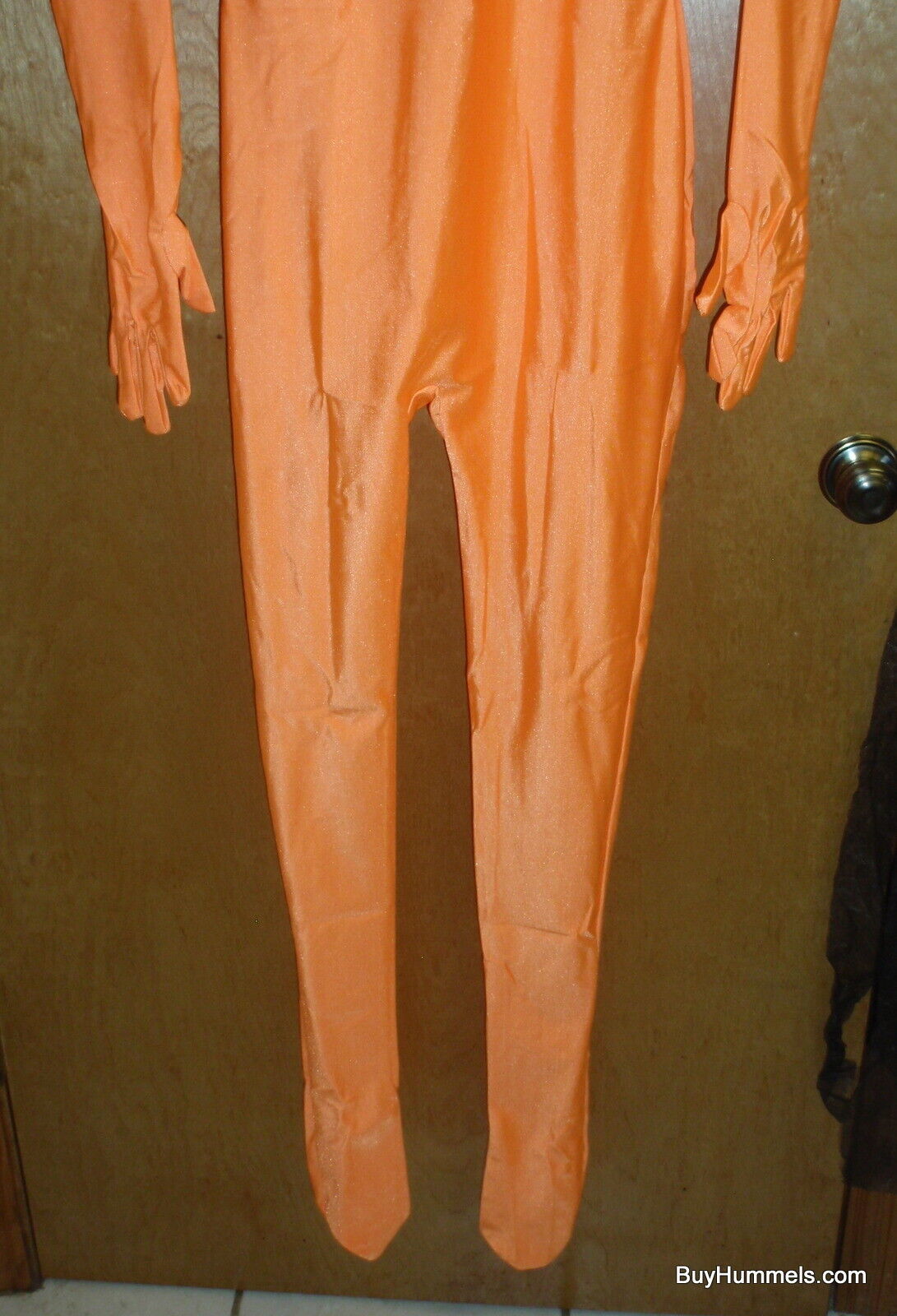 PUMPKIN ORANGE UNITARD 2ND SKIN HALLOWEEN COSTUME ZENTAI ALTSKIN GIMP -  NEW!