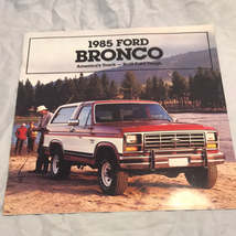 1985 Ford Bronco sales brochure - $15.00