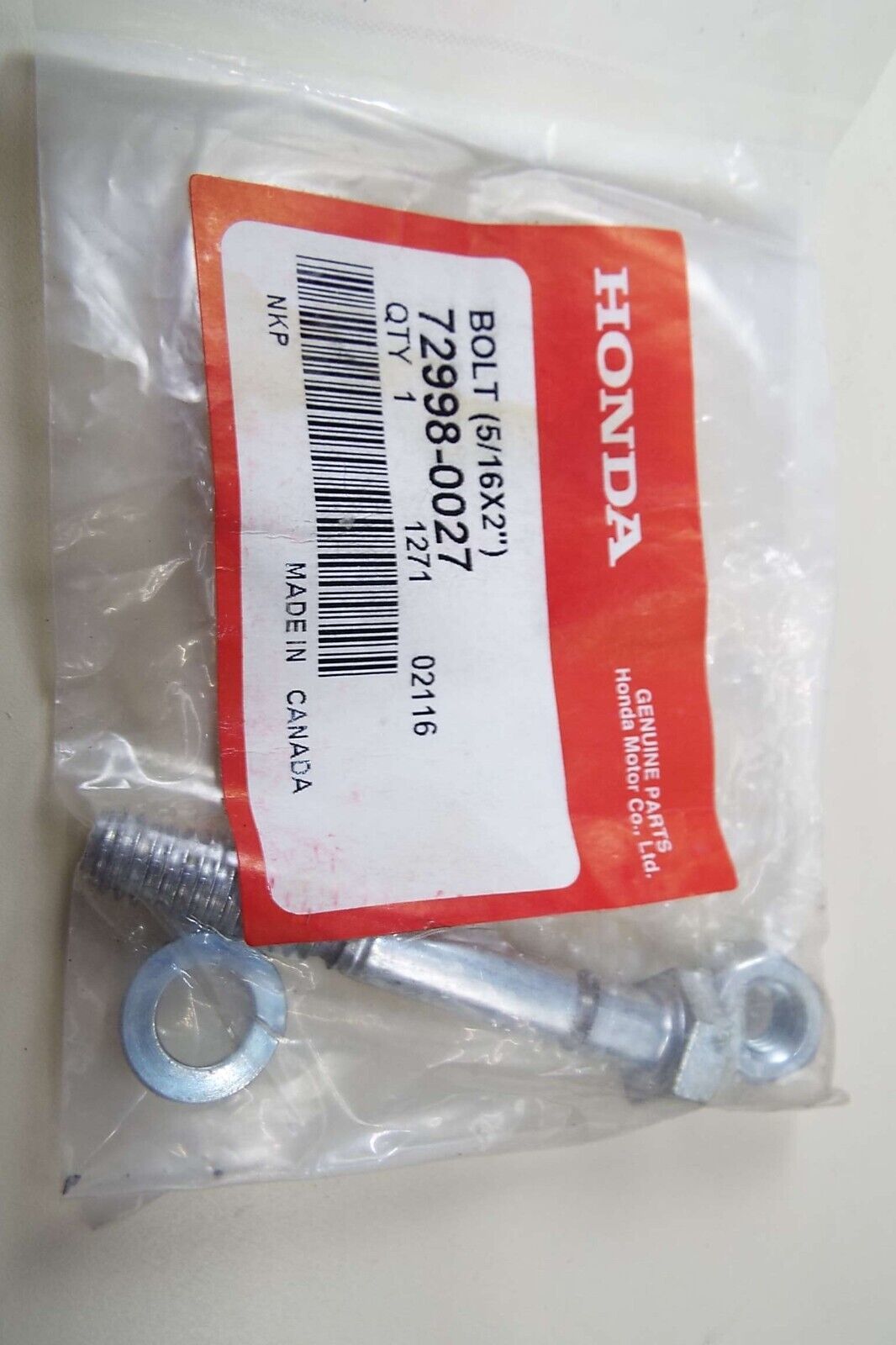x2 HONDA RT5000 5013 5518 SB1013B A SB800A SNOW BLOWER 729980027 SHEAR