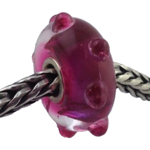 Authentic Trollbeads Pink Bud Bead Charm, 61309 New - $23.74