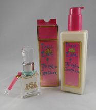 Peace Love &amp; Juicy Couture Spray Perfume by Juicy Couture .5 oz &amp; Lotion... - $29.99
