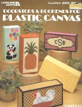1983 Leisure Arts #285 Doorstops &amp; Bookends for Plastic Canvas - $9.90