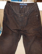 Drill Something Corduroy Mens Size 36 X 32 Pants Dk Brown USA 45% Cotton... - $23.49