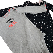 Carters Baby Girls Long Sleeve Shirts 18 Months Black Grey  - $4.49