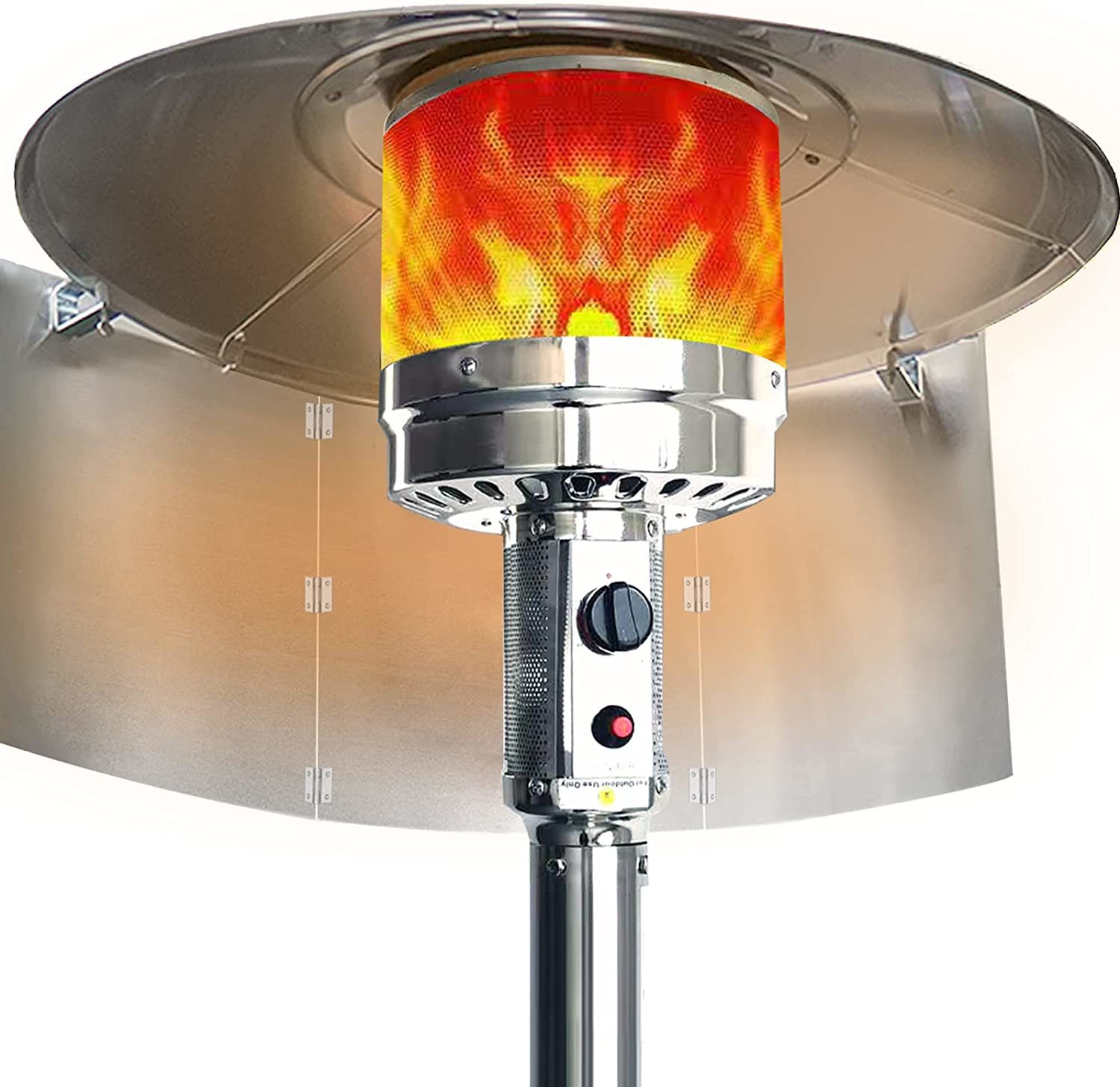 Youger Patio Heater Reflector Heat Focusing Reflector Outdoor Heaters