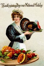 Thanksgiving Day Our National Holiday - Art Print - $21.99+