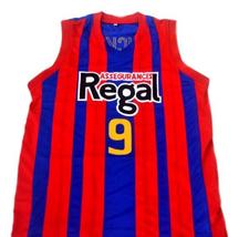 Rubio Ricky #9 Spain Espana Regal Men Basketball Jersey Blue Any Size image 1