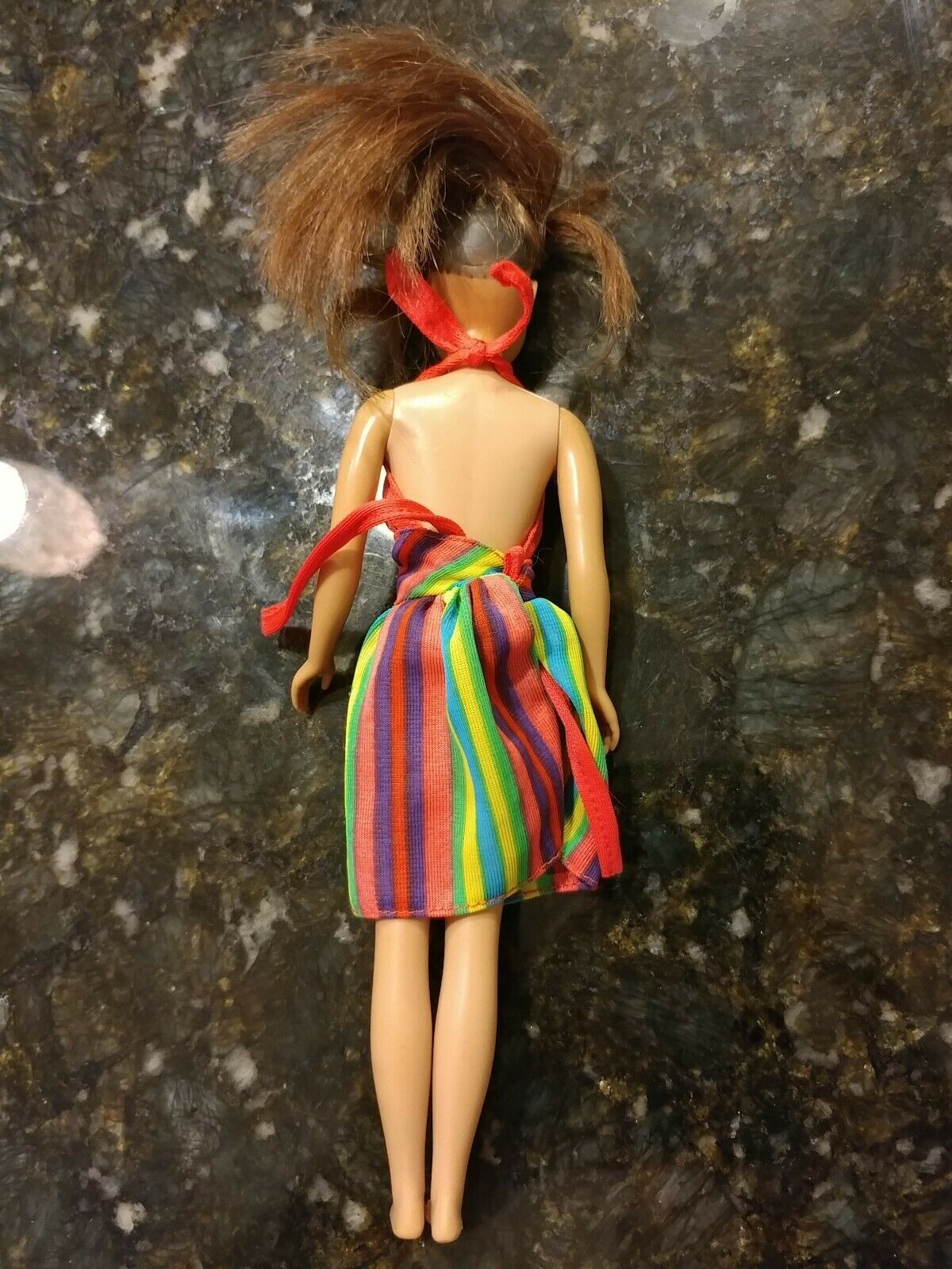 VINTAGE SKIPPER Brunette/Brown Hair Straight Leg 1963 Japan Mattel Inc Doll