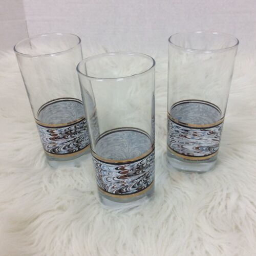 Vintage Jelly Jar Juice Glasses Small Tumblers Set of 4 Diamond Design  Clear Drinking Glass Wexford Style 